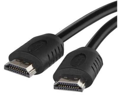 Emos HDMI laidas, juodos jungtys su logotipu