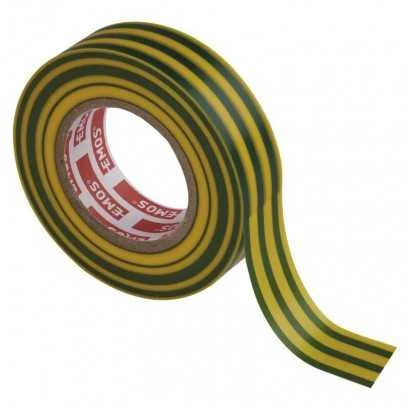Izoliacinė juosta PVC 19mmx013mmx20m geltona-žalia F61925, EMOS