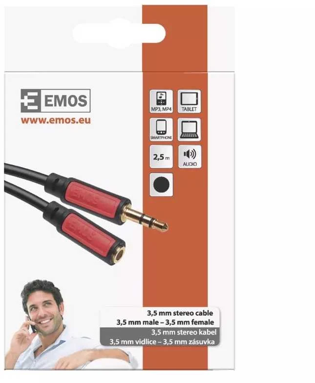 EMOS 3,5 mm ilginamasis laidas 2,5 m