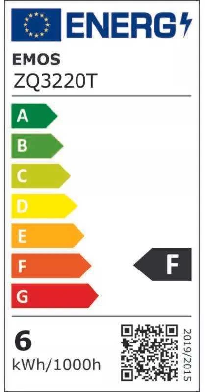 LED lemputė E14 230V 5W 470lm, žvakės formos, šiltai balta, 2700K, EMOS