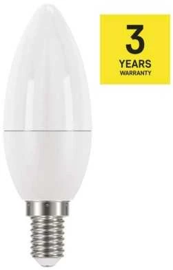 LED lemputė E14 230V 5W 470lm, žvakės formos, šiltai balta, 2700K, EMOS