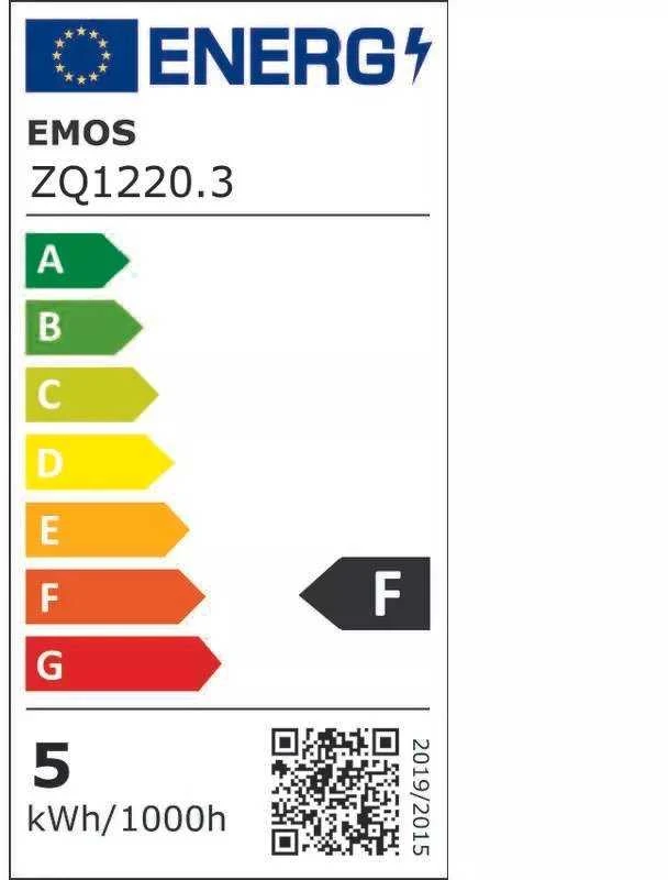 LED lemputė EMOS Lighting E14, 220-240V, 5W, 470lm, 2700k, šiltai balta, 30000h, Mini Globe 45x78mm