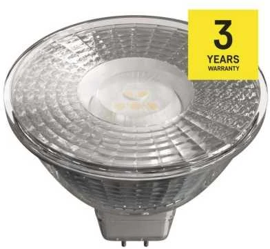 Lemputė LED GU5.3 (MR16) 12V 4.5W 400lm, šiltai balta, EMOS