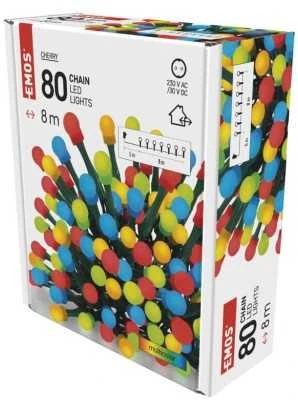 Kalėdų žiburiai Emos 80 LED spalvinga