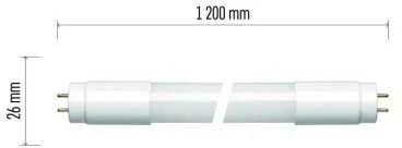 Emos LED fluorescent lamp T8 17,8 W 120 cm cold baltas