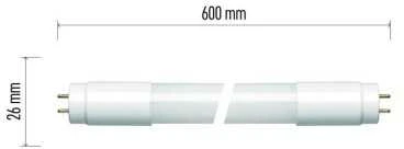 Emos LED fluorescent lamp T8 9,4 W 60 cm cold baltas