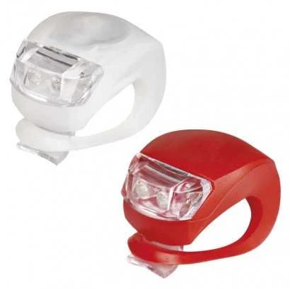 „Emos“ LED priekinis galinis dviračio žibintas P3921 ant 2 × CR2032, 10 lm