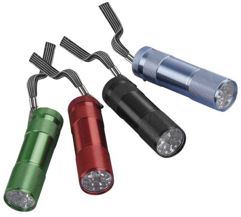 Emos LED rankinis metalinis žibintuvėlis P3848A, 50 lm, 3× AAA, 1 vnt., dėžutėje