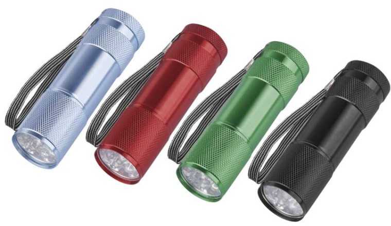 Emos LED rankinis metalinis žibintuvėlis P3848A, 50 lm, 3× AAA, 1 vnt., dėžutėje