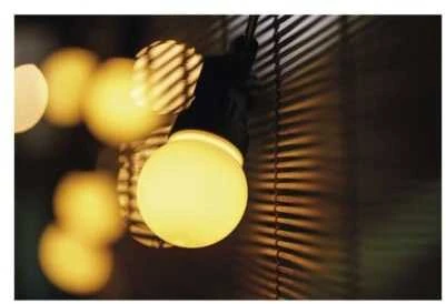 Led girlianda iš 10 vnt didelių burbulų, šiltai balta, matinės, 5W, IP44, EMOS