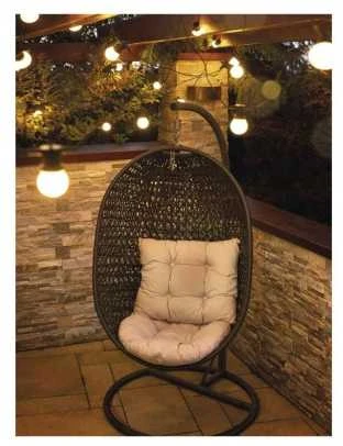 Led girlianda iš 10 vnt didelių burbulų, šiltai balta, matinės, 5W, IP44, EMOS