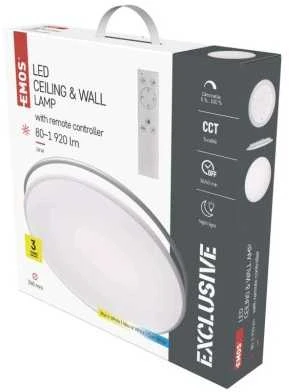 Lubinis šviestuvas Emos LED luminaire ALVI, circular 24W, dimmable. with CCT change