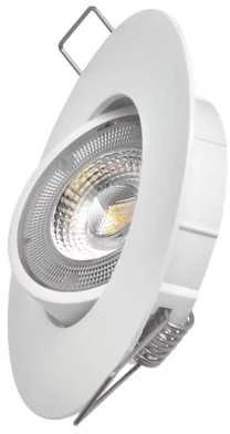 Emos LED spotlight SIMMI baltas, circle 5W warm baltas