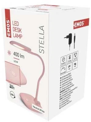 Emos LED table lamp STELLA, pink