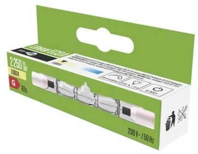 Emos Linear halogen bulb J78 120W R7s warm baltas