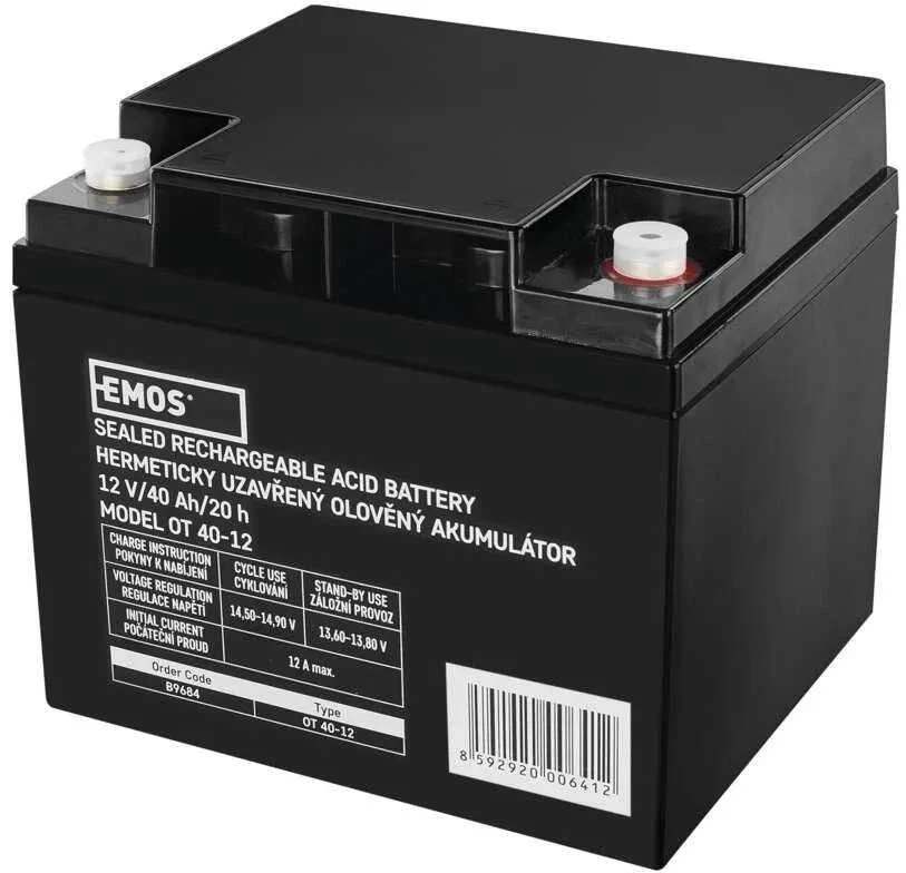 Emos Maintenance-free 12 V/40 Ah M6 lead-acid battery