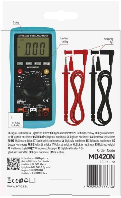 EMOS MD-420 Multimeter