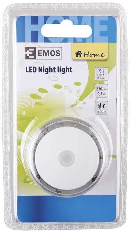 LED naktinė lemputė P3306, 230V AC, su optiniu jutikliu, EMOS