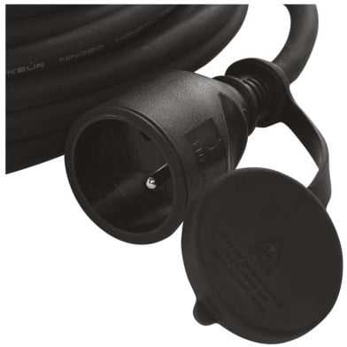 Extension cable 1 socket 3x2.5 mm2 10 m juodas P01710R EMOS