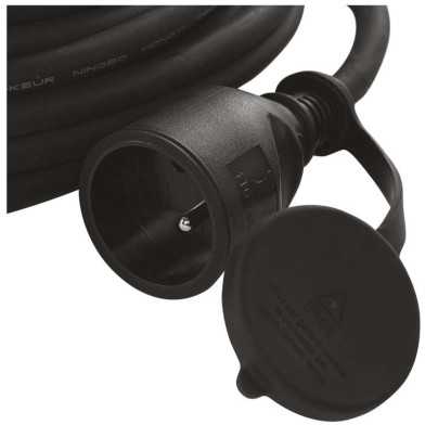 Extension cable 1 socket 3x2.5 mm2 10 m juodas P01710R EMOS