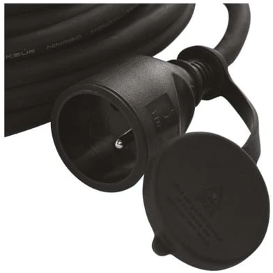 Extension cable 1 socket 3x2.5 mm2 10 m juodas P01710R EMOS