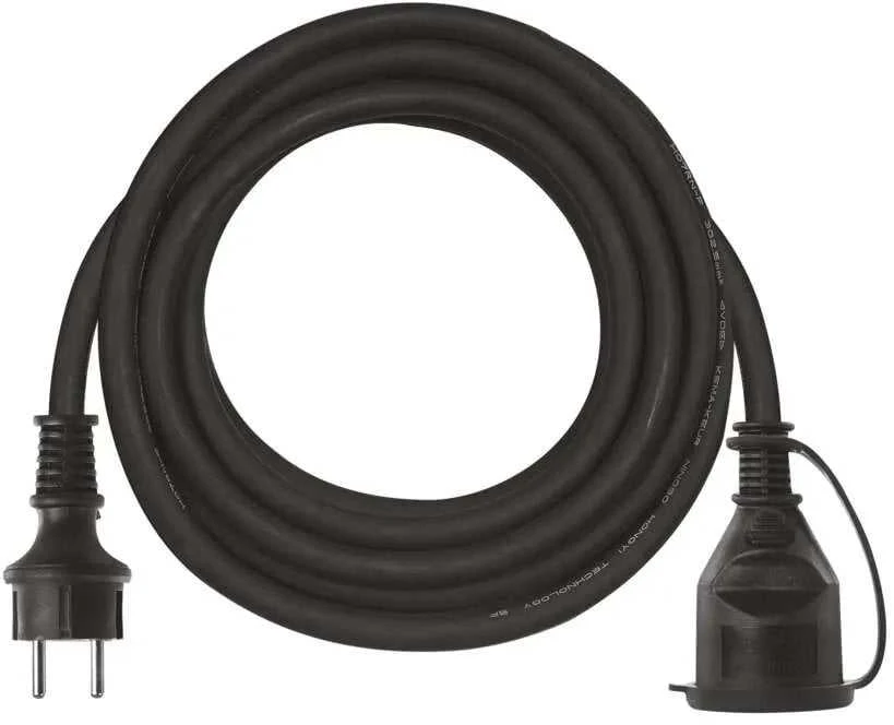 Emos Ilgintuvas 1 lizdas 5m 3 1,5 mm guma/neoprenas (P01705)