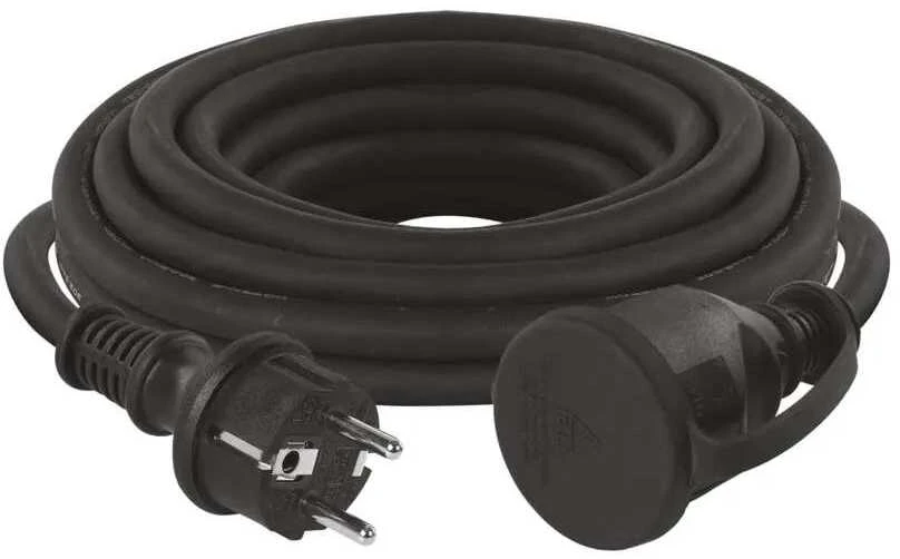 Emos Ilgintuvas 1 lizdas 5m 3 1,5 mm guma/neoprenas (P01705)