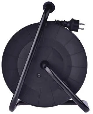 Emos P084253 Lauko prailginimo kabelis ant būgno 25 m / 4 vnt. / juodas / guma-neoprenas / 230V / 2,5 mm2