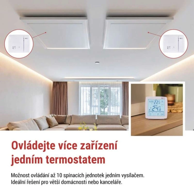EMOS P56A11 Programmable Wireless OpenTherm Room Thermostat