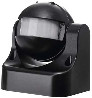 Judesių jutiklis Emos 1200W/180gr/12m/IP44 juodas