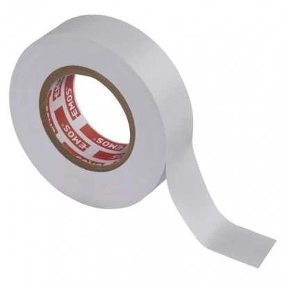 Izoliacinė juosta PVC 19mmx013mmx20m balta F61921, EMOS