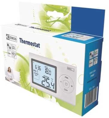 Emos Baltas Emos Programuojamas laidinis kambario termostatas P5607 Emos