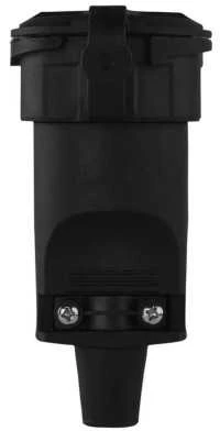 Emos Lizdas guminis nešiojamas su/u 10/16A 250V 2P+Z IP65 (P0044)