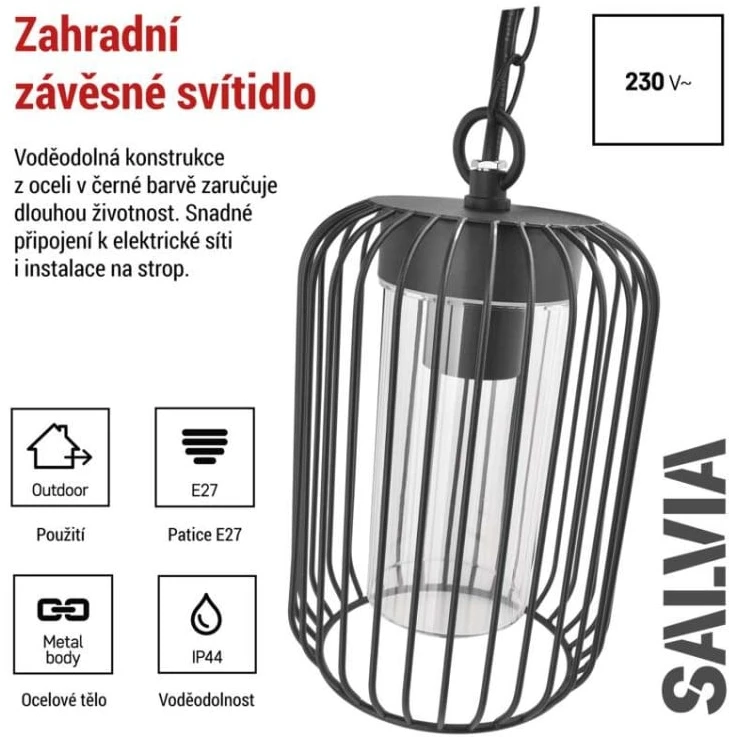EMOS SALVIA 1554001000 Garden Pendant Light