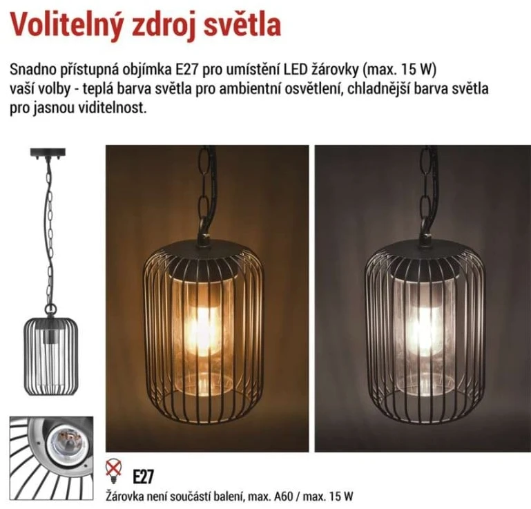 EMOS SALVIA 1554001000 Garden Pendant Light