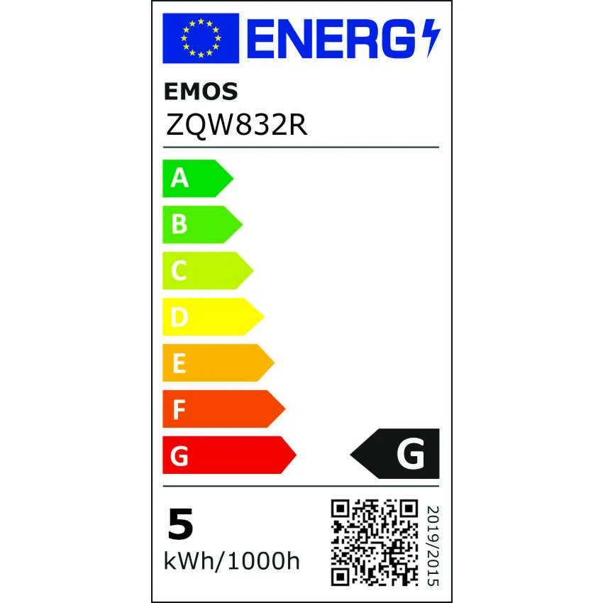 Lemputė LED GU10, 230V, 4,8W, 400lm, 2700K - 6500K, RGB, išmanioji Wi-Fi, valdoma programėle, TUYA / Smart Life, EMOS