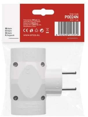 Emos Rozgałęźnik 3 P0024N