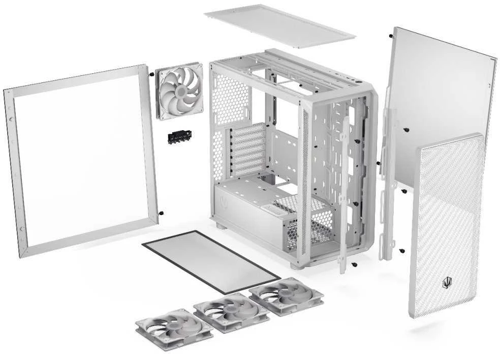 ENDORFY Arx 700 Baltas ARGB