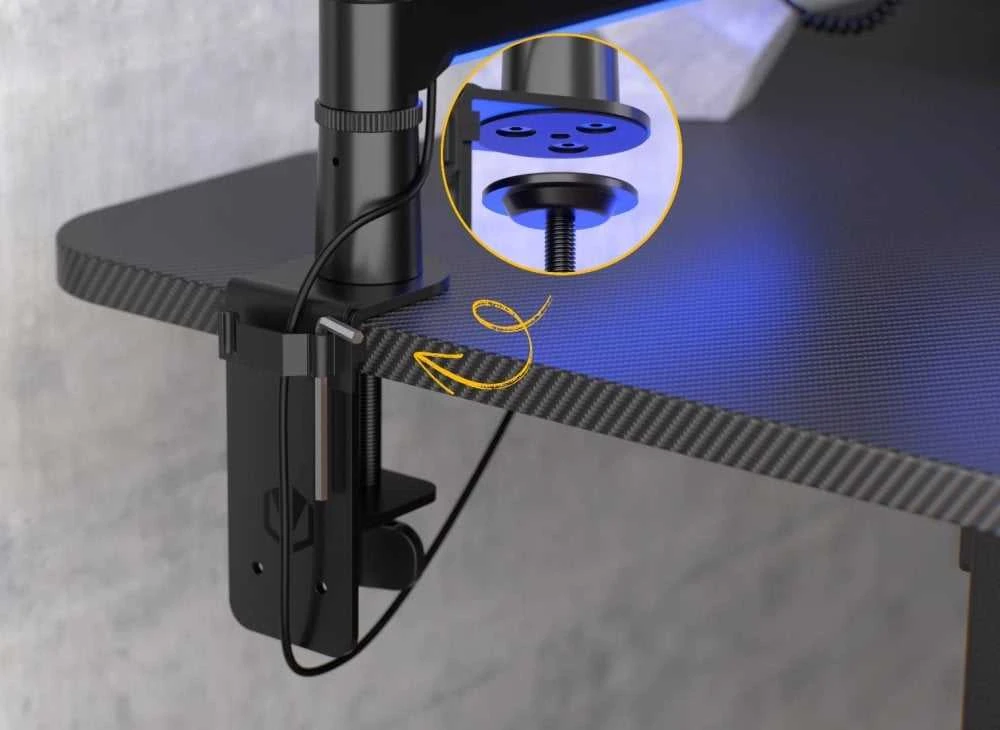 Laikiklis ENDORFY Broadcast žemo profilio RGB strėlės svirtis