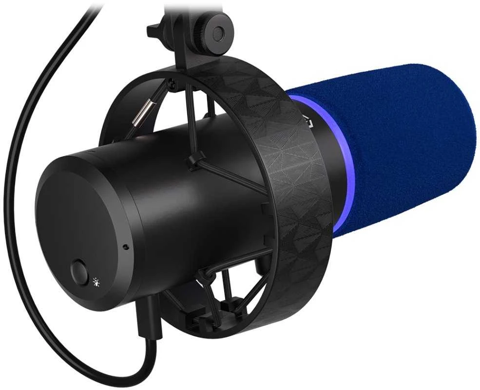Endorfy Solum Broadcast juodas kondensatorinis mikrofonas su laidu + laikiklis | USB