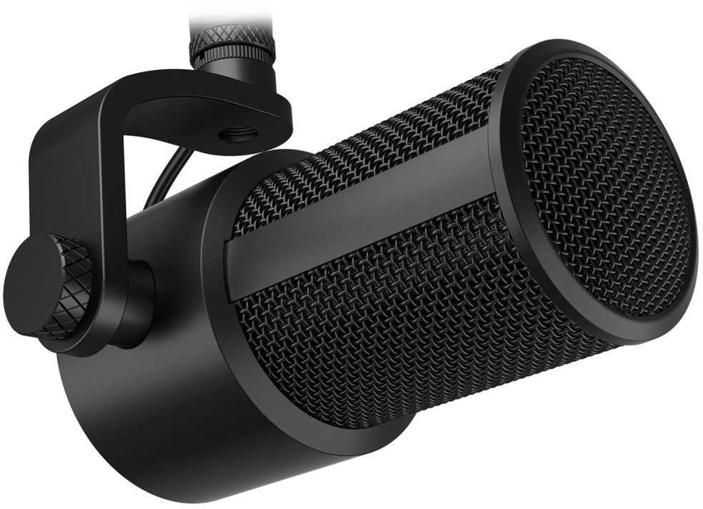 Endorfy Solum Studio juodas kondensatorinis mikrofonas su laidu + laikiklis | USB