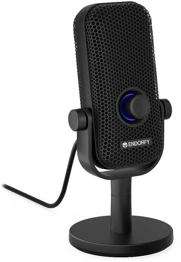 ENDORFY Solum Voice S Streaming juodas kondensatorinis mikrofonas |USB