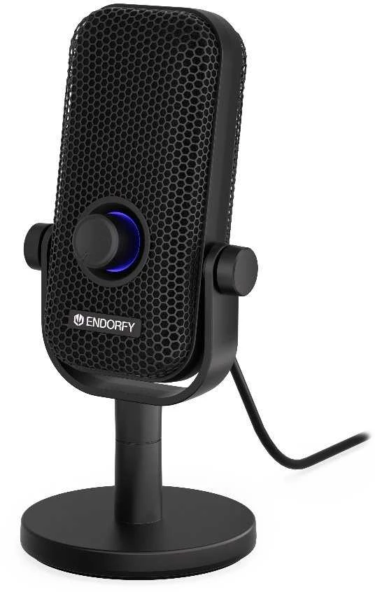 ENDORFY Solum Voice S Streaming juodas kondensatorinis mikrofonas |USB