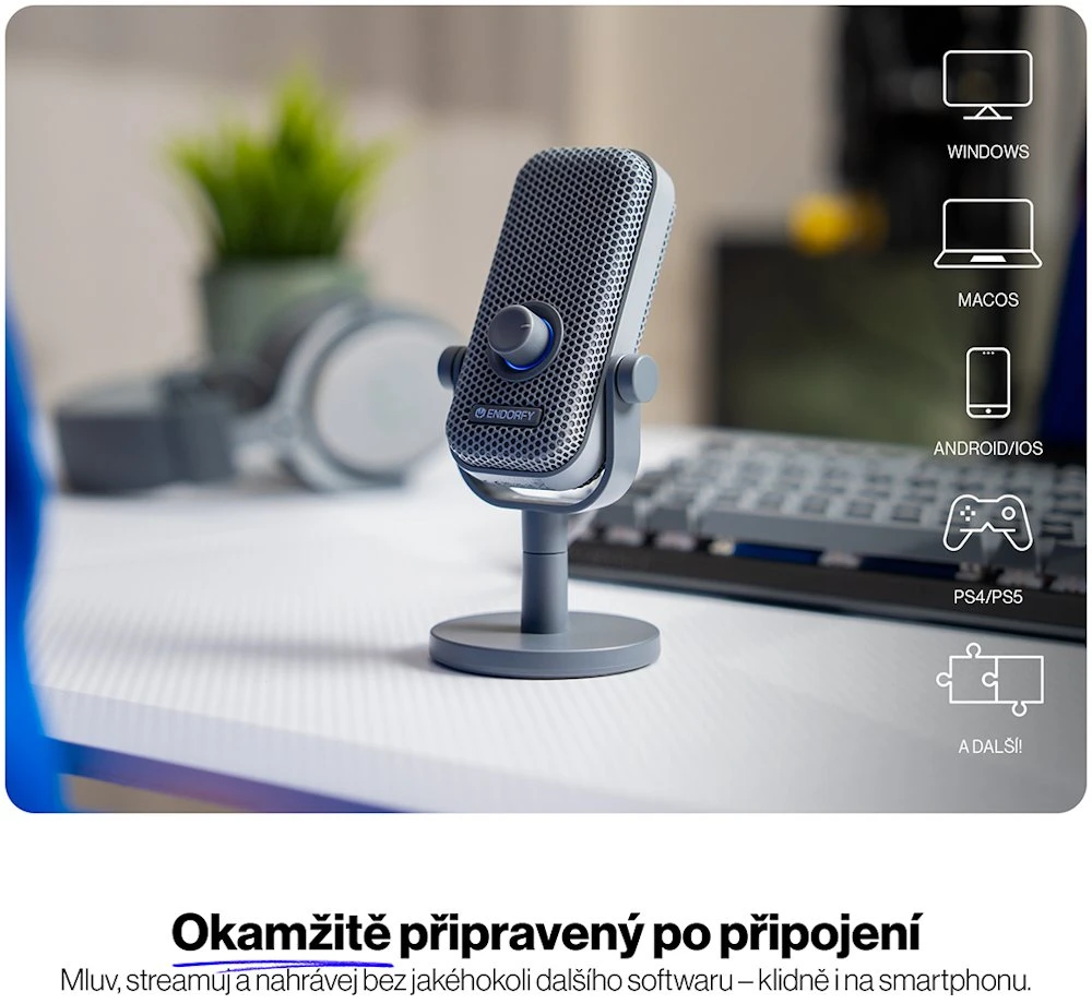 ENDORFY Solum Voice S Alt pilka