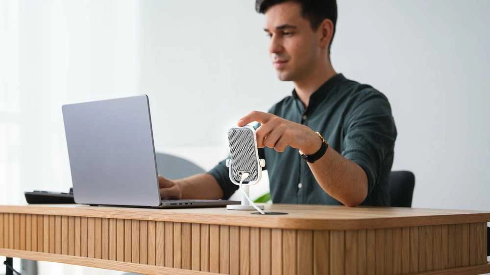 ENDORFY Solum Voice S Onyx Streaming baltas kondensatorinis mikrofonas |USB