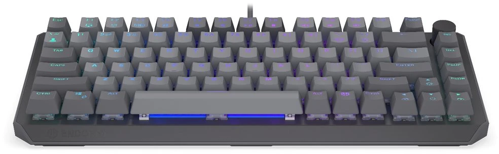 Klaviatūra žaidimams Endorfy Thock V2 75% ENDORFY Raudona su laidu mechaninė su pašvietimu pilka