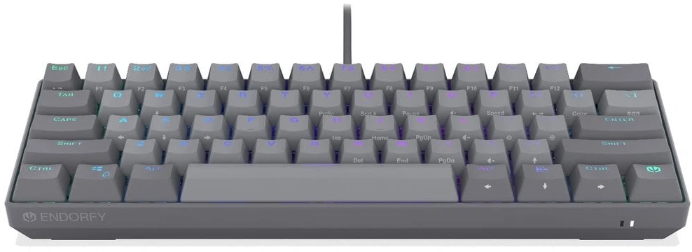 Klaviatūra žaidimams Endorfy Thock V2 Compact ENDORFY Raudona su laidu mechaninė su pašvietimu pilka