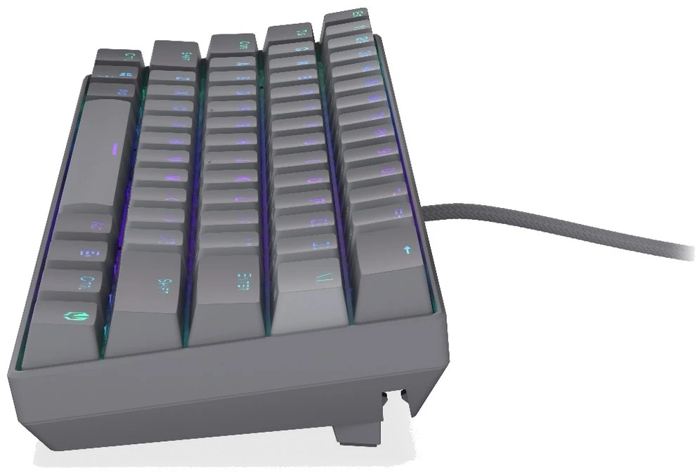 Klaviatūra žaidimams Endorfy Thock V2 Compact ENDORFY Raudona su laidu mechaninė su pašvietimu pilka