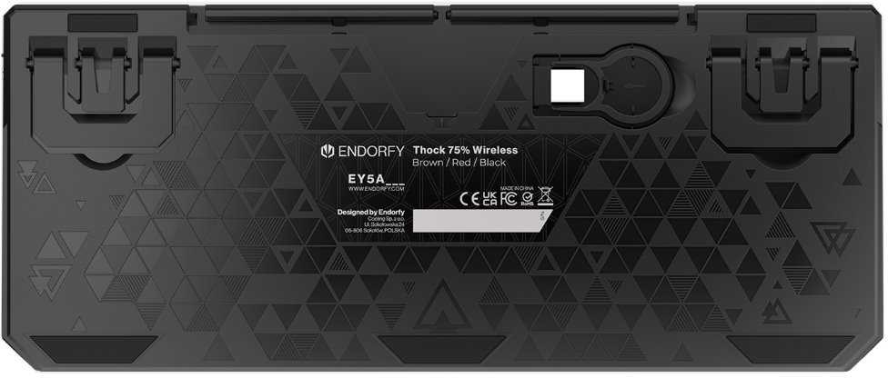 Klaviatūra Endorfy ENDORFY Thock 75% Wireless CZ Juodas