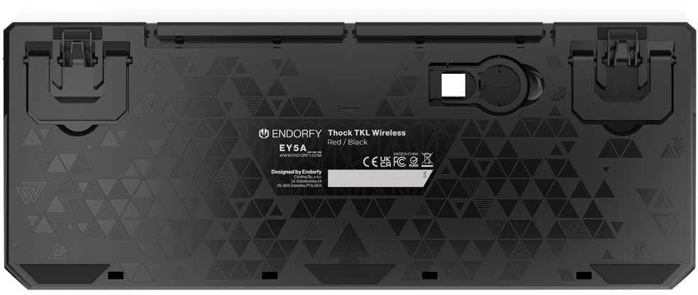 Klaviatūra Endorfy ENDORFY Thock TKL Wireless CZ Raudona